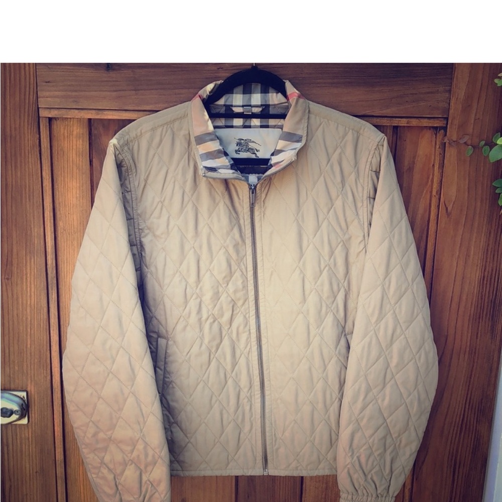Burberry London quilted bomber jacket